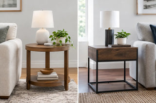 Round Versus Square End Tables for Your Room