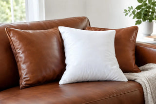 Best Pillow Inserts for Leather Covers at Home
