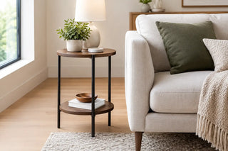 Style Compact End Tables for Polished Small Spaces