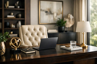 How to Make a Home Office Look Expensive