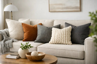 How to Layer Throw Cushions for a Polished Sofa