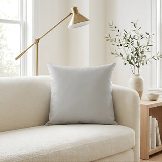 Luxe Saddle Wrinkleless Leather Throw Pillow | Ultra‑Plump Fill | Buttery Soft Feel | Easy‑Clean Cushion | Square (Co)