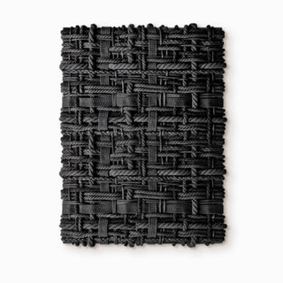 3D Modern Woven Texture White Wall Art | Dimensional White Wall Decor | Contemporary