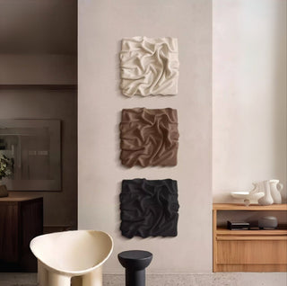 3D Textured Wall Art Set | Abstract Relief Panels | Modern Minimalist Decor
