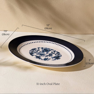 Chinoiserie Porcelain Dinnerware | Classic Blue & White Floral Pattern | Elegant & Timeless Table Setting