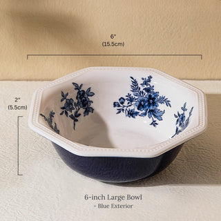 Chinoiserie Porcelain Dinnerware | Classic Blue & White Floral Pattern | Elegant & Timeless Table Setting