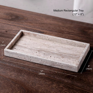 Luxury Natural Stone Bathroom Accessory Set | 5-Piece Solid Marble Vanity Organizer | Natural Beige Finish