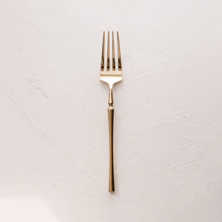 Luxury Gold Finish Cutlery Set | Modern Stainless Steel Flatware for Elegant Dining