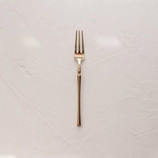 Luxury Gold Finish Cutlery Set | Modern Stainless Steel Flatware for Elegant Dining