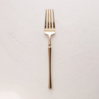 Luxury Gold Finish Cutlery Set | Modern Stainless Steel Flatware for Elegant Dining