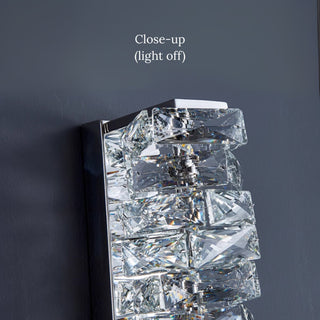 Luxury Irregular Crystal Wall Sconce | LED Bedroom Hallway Lighting