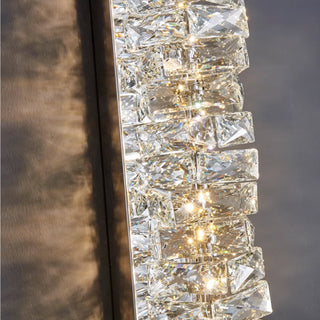 Luxury Irregular Crystal Wall Sconce | LED Bedroom Hallway Lighting