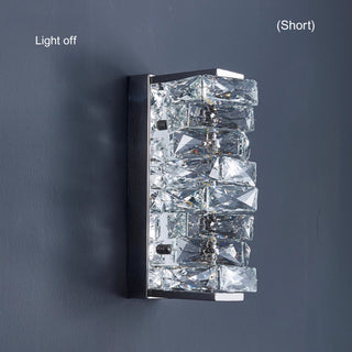 Luxury Irregular Crystal Wall Sconce | LED Bedroom Hallway Lighting