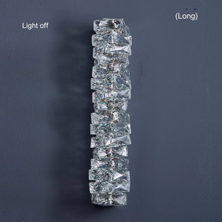 Luxury Irregular Crystal Wall Sconce | LED Bedroom Hallway Lighting