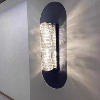 Luxury Irregular Crystal Wall Sconce | LED Bedroom Hallway Lighting