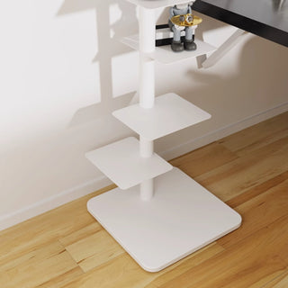 Modern Minimalist Vertical Bookshelf | Slim Space-Saving Pole Display Shelf for Small Spaces & Apartments