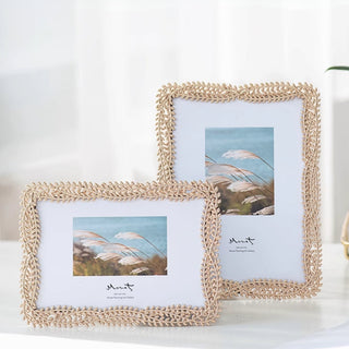 Ornate Champagne Gold Filigree Photo Frame | Luxurious Vintage Style