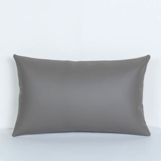 Premium PU Leather Accent Pillow | Contemporary Sofa Cushion | Easy Clean Design